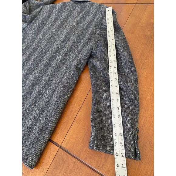 Veraci Vintage Men’s Wool Tweed Blazer Sz S Navy White Classic Academia Grandpa - Picture 15 of 16